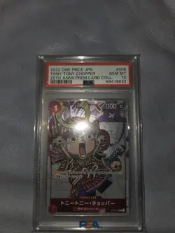 Tony Tony Chopper in PSA 10 25th. Anniversary Premium Card Collection One Piece - Image 1