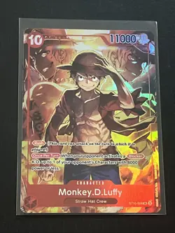 Monkey.D.Luffy (Treasure Booster Set) ST10-006 One Piece Promotion Cards Foil - Image 1