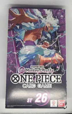 Purple Black Monkey D. Luffy ST-26 Starter Deck - One Piece Card Game - EN - Image 1