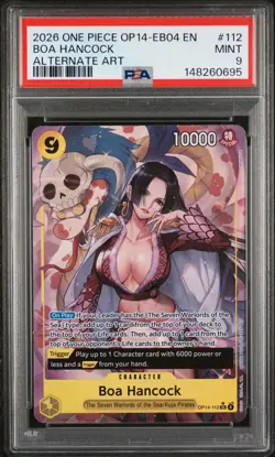 2026 One Piece Op14-Eb04-The Azure Sea'S Seven #112 Boa Hancock PSA9 - Image 1