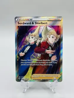 🔥Pokemon TCG-Sordward & Shielbert-TG28/TG30-Full Art-Silver Tempest-M/NM!🔥 - Image 1