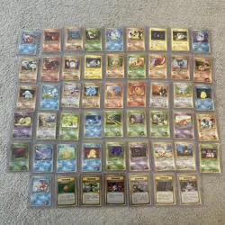 LOT OF 52 JAPAN POCKET MONSTERS 1996 POKEMON CARD JAPANESE - Image 1
