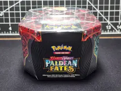 Pokemon TCG Scarlet & Violet Paldean Fates Shiny Charizard ex Tin New Sealed - Image 5