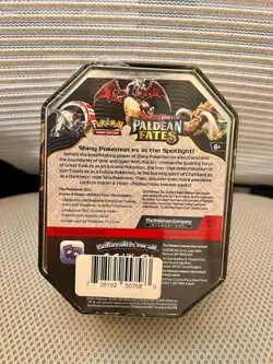 Pokemon Paldean Fates ~ Charizard Ex International Tin ~ NEW / FACTORY SEALED a - Image 2