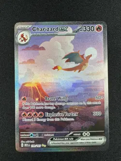 Charizard ex 199/165 Scarlet & Violet 151 Special Illustration Rare Pokemon - NM - Image 1