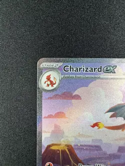 Charizard ex 199/165 Scarlet & Violet 151 Special Illustration Rare Pokemon - NM - Image 2