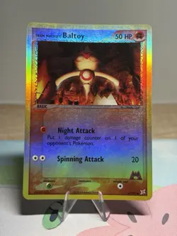 Team Magma's Baltoy 61/95 Team Magma vs Team Aqua Reverse Holo Card Pokemon HP - Image 1