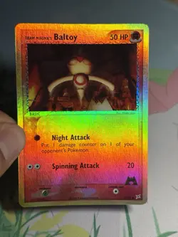 Team Magma's Baltoy 61/95 Team Magma vs Team Aqua Reverse Holo Card Pokemon HP - Image 3