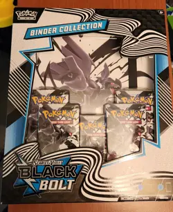 Pokemon Scarlet And Violet Black Bolt Binder Collection New Unopened - Image 1