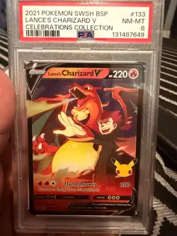 Lance's Charizard V SWSH133 SWSH: Sword & Shield Promo Cards Holo - Image 1