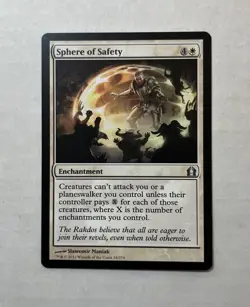 Sphere of Safety - LP - Return to Ravnica MTG Magic The Gathering Card English - Image 1