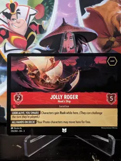 Jolly Roger Into the Inklands 135/204 Lorcana TCG Card NM/M Regular - Image 1