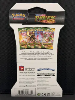 Pokemon TCG Evolving Skies Booster Pack 10 Cards English 2021 Umbreon Code - Image 2