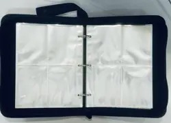 Pokemon Card Binder 4-Pocket 55 Double Sided Pgs MEWTWO/MEW PU Leather Engraved - Image 5