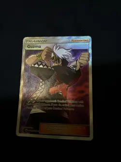 Hidden Fates Pokemon TCG Guzma Full Art Holo Ultra Rare Card SV84/SV94 - Image 1