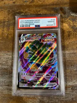 POKEMON 2021 Chilling Reign Full Art TORNADUS Vmax #125 PSA 10 Gem Mint - Image 1