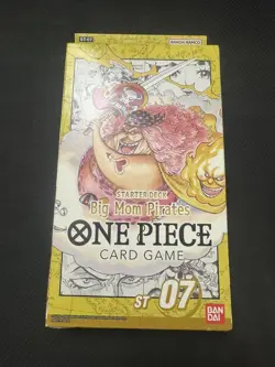 Bandai One Piece Card Game Big Mom Pirates Starter Deck ST-07 English 50 Cards - Image 1
