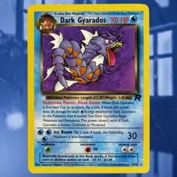2000 Team Rocket Dark Gyarados #8/82 Unlimited Rare Pokemon Card ☆NM-MINT☆ - Image 1
