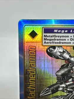 Machinedramon Digimon TCG Card BO-55 Holo Foil 1999 LP - Image 2
