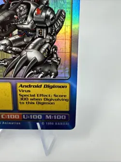 Machinedramon Digimon TCG Card BO-55 Holo Foil 1999 LP - Image 4