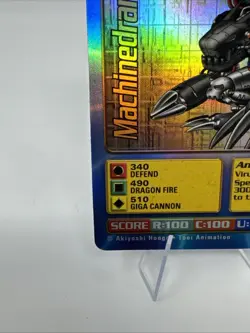 Machinedramon Digimon TCG Card BO-55 Holo Foil 1999 LP - Image 5