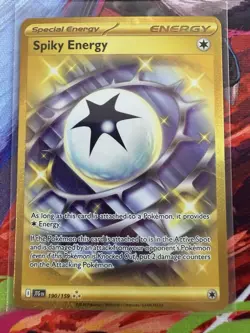 Pokemon TCG Spiky Energy Holo Rare Card 190/159 Special Energy Journey together - Image 1