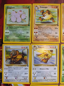 Lot Of 13 Italian Vintage Jungle Set Pokemon Cards Unlimited w/ Holo Dark Arbok - Image 2