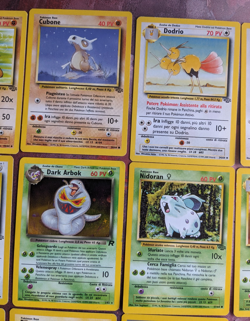 Lot Of 13 Italian Vintage Jungle Set Pokemon Cards Unlimited w/ Holo Dark Arbok - Image 3