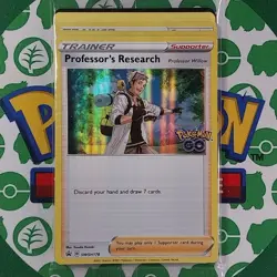 Professor's Research SWSH178 Black Star Promo Holo SEALED Pokemon Card English - Image 1