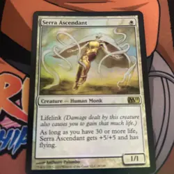 Serra Ascendant Foil - NM - M11 Core Set MTG Magic the Gathering Card English - Image 1