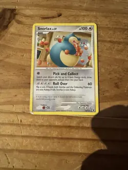 SNORLAX 33/111 RARE RISING RIVALS POKEMON MP 2009 - Image 1