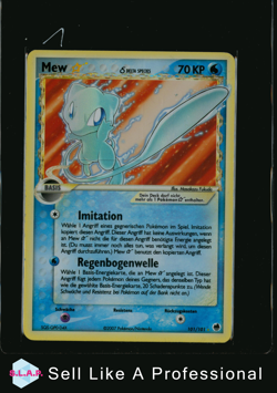 MEW POKEMON 101/101 2007 EX DRAGON FRONTIERS GOLD STAR GERMAN HOLO - Image 1