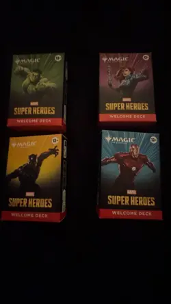 Magic the gathering deck of 4 - Marvel Super Heroes - Image 1