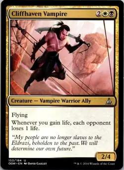 Cliffhaven Vampire 153 Uncommon Oath of the Gatewatch MTG NM - Image 1