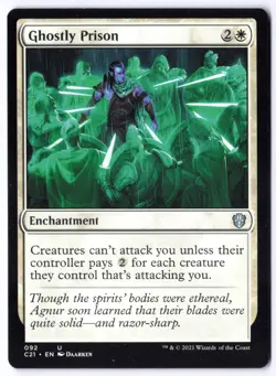 Ghostly Prison C21 92 Magic: The Gathering UC NM - Image 1