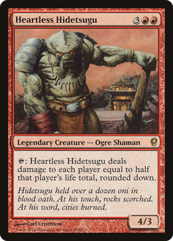 Heartless Hidetsugu #144 (MP) Conspiracy CNS Magic MTG - Image 1