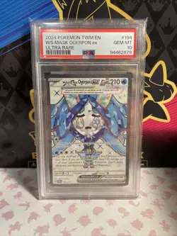 Wellspring Mask Ogerpon Ex 194/167 PSA Gem Mint 10 Twilight Masquerade Pokemon - Image 1
