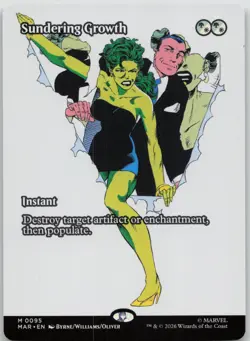 Sundering Growth (Borderless) Marvel Universe Eternal-Legal 95 NM M - Image 1