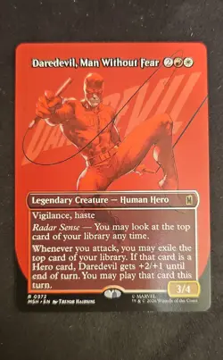 Daredevil, Man Without Fear (Borderless) (0372) Marvel Super Heroes Regular - Image 1