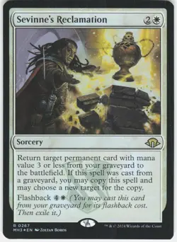 Sevinne's Reclamation 267 Rare Modern Horizons 3 Magic: The Gathering Foil NM - Image 1