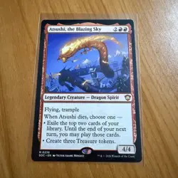 Atsushi The Blazing Sky - N/M - Secrets Of Strixhaven Magic The Gathering MTG - Image 1