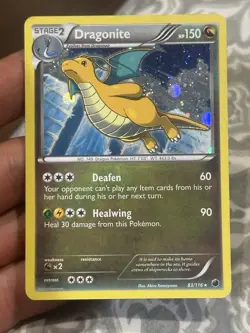 Moderately Played, English - 1 x MTG Dragonite - 83/116 - Cosmos Holo XY Blister - Image 1