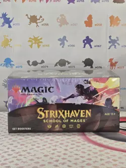 Magic the Gathering Strixhaven: School Of Mages - Set Booster Box Sealed English - Image 1