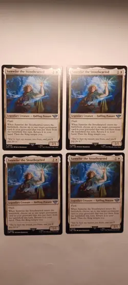 MTG Samwise The Stouthearted X 4 - Uncommon, NM/M - Image 1