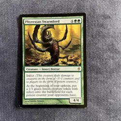 MTG - Phyrexian Swarmlord - New Phyrexia - LP MAGIC CARD - Image 1
