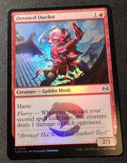 Devoted Duelist - Foil - TDM - MTG - EN - NM - 0104 - Image 1