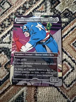 Captain America, Super-Soldier (Borderless) 316 Marvel Super Heroes NM - Image 1