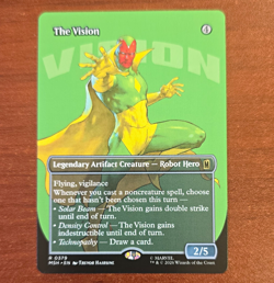 Magic: The Gathering The Vision Rare Regular Eng 0379 Marvel Super Heroes - Image 1