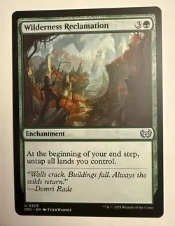 Wilderness Reclamation #205 (NM) Duskmourn DSC Magic MTG - Image 1