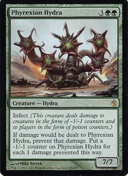 Phyrexian Hydra Foil R Mirrodin Besieged 85 LP - Image 1